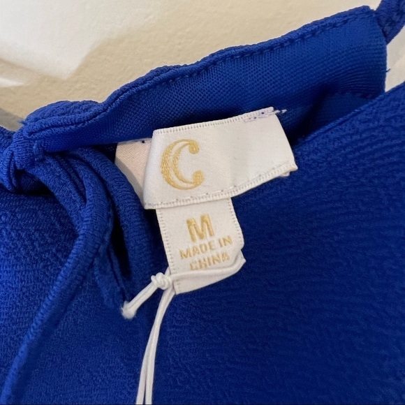 2/$15 Charming Charlie - Blue Top - Picture 6 of 7